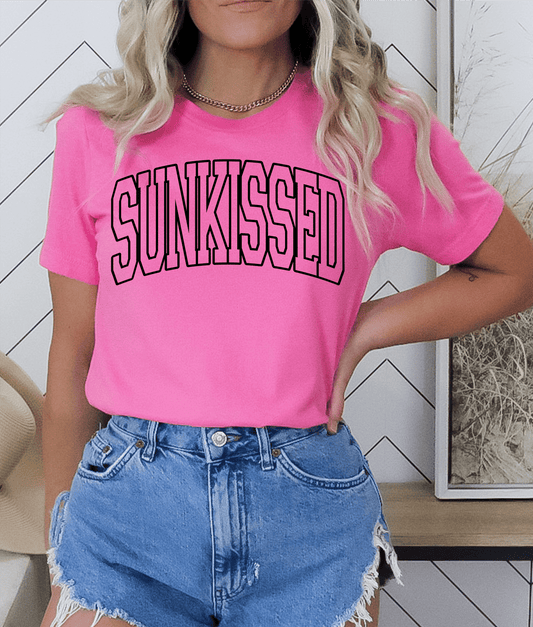 SUNKISSED SINGLE COLOR BLACK size ADULT DTF TRANSFERPRINT TO ORDER - Do it yourself Transfers